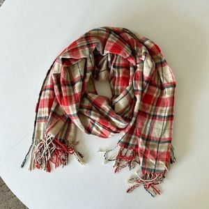 J.Crew plaid scarf